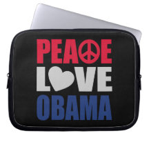 Amour Obama de paix Trousses Pour Ordinateur Portable