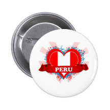 Amour Pérou du cru I Badges Avec Agrafe