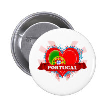 Amour Portugal du cru I Badge Avec Épingle