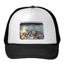 Amour quelqu'un avec tout votre coeur casquettes de camionneur