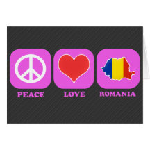 Amour Roumanie de paix Cartes