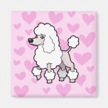 Amour standard/de miniature/jouet caniche (exposit aimant