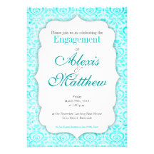 Amour Teal Luxe Faire-parts