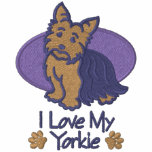 Amour Yorkshire Terrier Sweatshirts À Capuche Avec Broderie