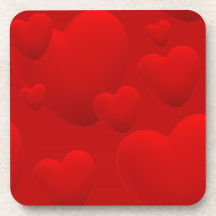 AMOUREUX DE MOTIVATION d'AMOUR des COEURS 3D POSÉ  Sous-bocks