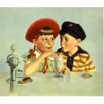 Amoureux d'enfance photo en découpe