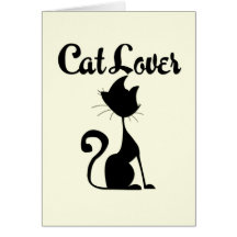 Amoureux des chats cartes