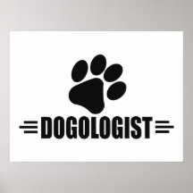Amoureux des chiens humoristique posters