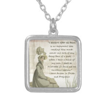 Amoureux des livres de Jane Austen Pendentifs