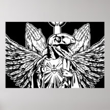 Amours de Raptor Jésus vous Posters