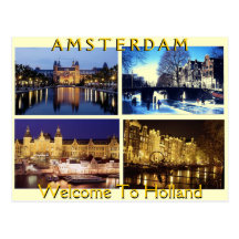 AMSTERDAM, LE NETHERLAND PAR MOJISOLA A GBADAMOSI CARTE POSTALE