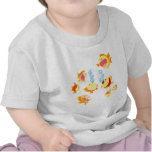 Amusement dans le T-shirt de bébé de bande dessiné t-shirts