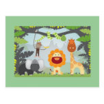 Amusement de jungle carte postale