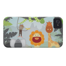 Amusement de jungle coque iPhone 4 Case-Mate
