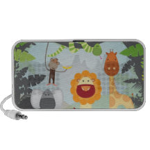 Amusement de jungle haut-parleurs notebook
