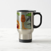 Amusement de jungle mug à café