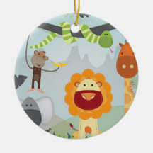 Amusement de jungle ornements