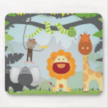 Amusement de jungle tapis de souris