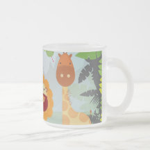 Amusement de jungle tasses à café