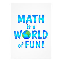 Amusement de maths invitation personnalisable