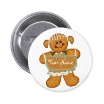 Amusement de pain d'épice badges
