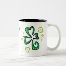 Amusement de trèfle mugs à café