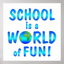 Amusement d'école affiches