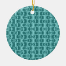 Amusement et motif bleu de cercle d'Aqua moderne Ornements