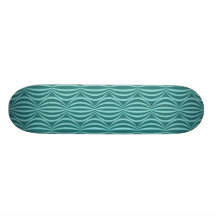 Amusement et motif bleu de cercle d'Aqua moderne Plateau De Skate