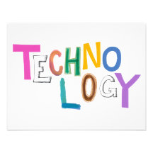 Amusement moderne de geek de technologie d'art de  faire-parts