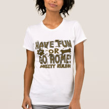 Amusement ou T-shirt à la maison de dames d'agilit
