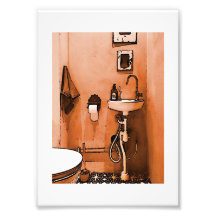 Amusement pour des plombiers "Le Toilet vintage " Photo D’art