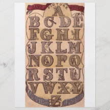 Amusing Alphabet de dame Wonder's Prospectus En Couleur
