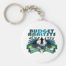 Analystes de budget fous porte-clefs