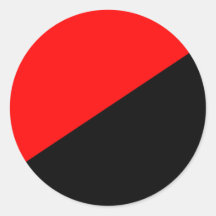 Anarchiste, drapeau politique de la Colombie Adhésifs