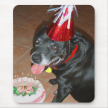 Ancien mais chien d'anniversaire de Goodie Tapis De Souris