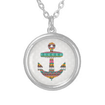 Ancre tribale collier personnalisé