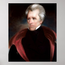 Andrew Jackson peignant par : Ralph Eleazer Whites Posters