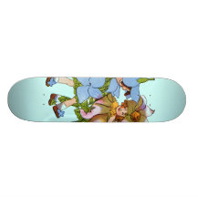 Anémones et Bluets Planches À Roulettes