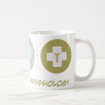 Anesthésiologie d'amour de foi tasses à café