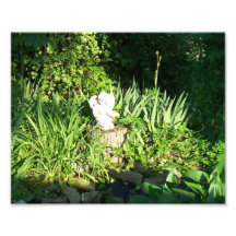 Ange 2 de jardin impression photographique