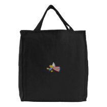 Ange americana sacs brodés