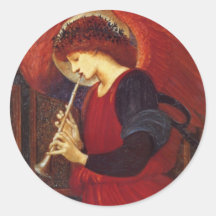 Ange avec la trompette, Burne Jones Autocollant