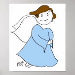 Ange bleu affiches