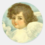 Ange dans les nuages - autocollant