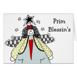 Ange de Customizeable de Blessin tiré à quatre épi Carte