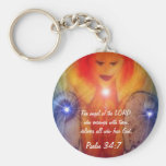 Ange de ´´ de 91:7 de psaume de Keychain `` du sei Porte-clef