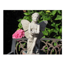 Ange de jardin cartes postales