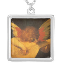 Ange de musicien par Rosso Fiorentino, art vintage Bijouterie Personnalisée