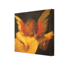 Ange de musicien par Rosso Fiorentino, art vintage Toile Tendue Sur Châssis